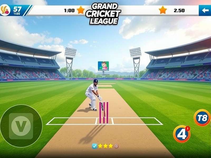 Grand Cricket League Gameplay Screenshot
